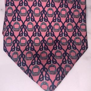 Bert Pulitzer Collectors Edition Mens Neck Tie 100% SILK Pink